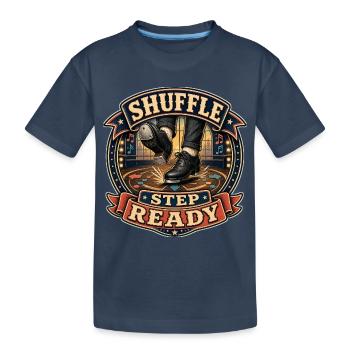 PAS DE PAS PRÊT - T-shirt bio Premium Enfant - bleu marine - Devant