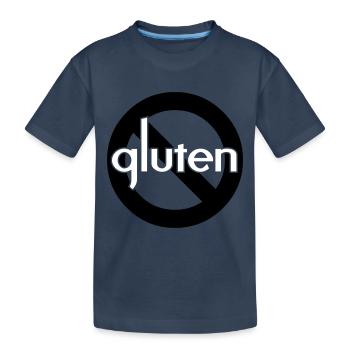 Sans Gluten - T-shirt bio Premium Enfant - bleu marine - Devant