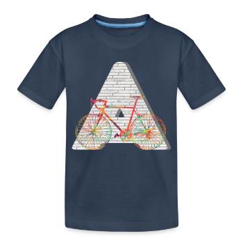 vélo e 249 a - T-shirt bio Premium Enfant - bleu marine - Devant