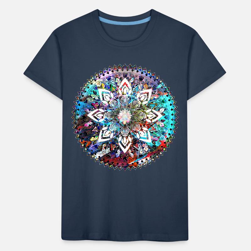 Mandala,colorful,pattern,orient, graffiti Kids' Premium Organic T-Shirt