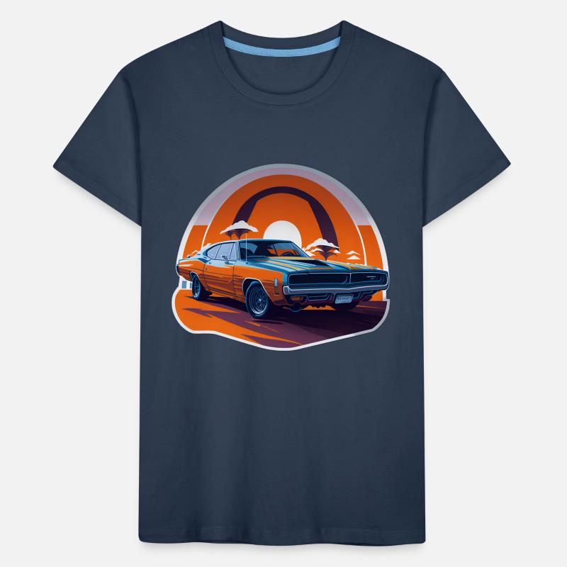 Retro Thunder Kids' Premium Organic T-Shirt