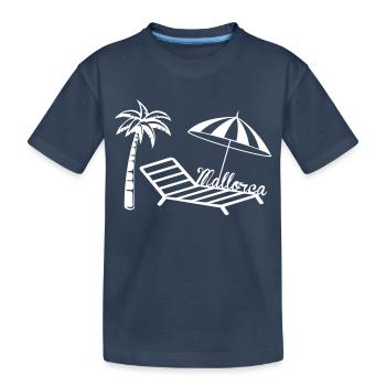 mallorcaparasol.ai - Kinder Premium Bio T-Shirt - Navy - Vorne