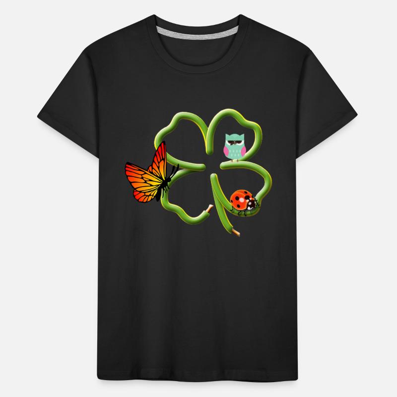 Four-leaf clover Kids' Premium Organic T-Shirt