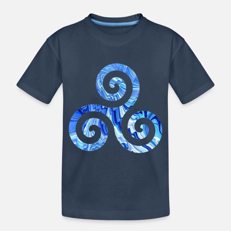 symbole celtique 1 e 80 - T-shirt bio Premium Enfant - bleu marine