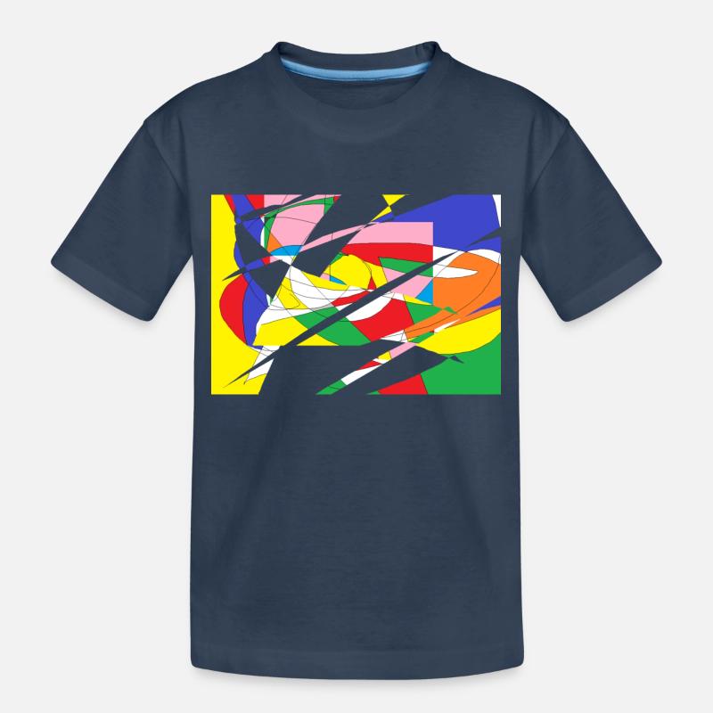 Modèle - T-shirt bio Premium Enfant - bleu marine