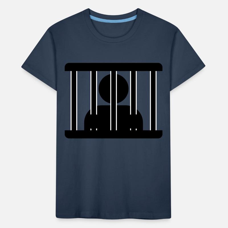 Hinter gittern Kinder Premium Bio T-Shirt