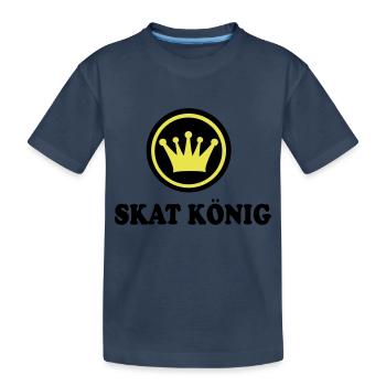Skat - Kinder Premium Bio T-Shirt - Navy - Vorne