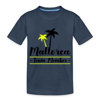 mallorca team member - Kinder Premium Bio T-Shirt - Navy - Vorne
