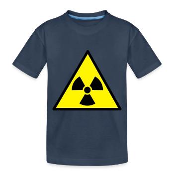 Radioaktiv - Kinder Premium Bio T-Shirt - Navy - Vorne