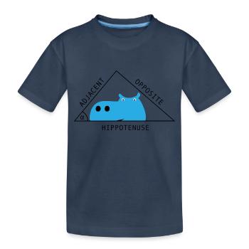 Mathématiques - T-shirt bio Premium Enfant - bleu marine - Devant