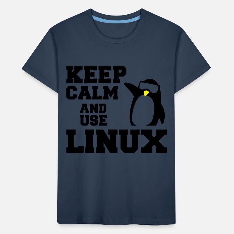 keep calm use linux Kids' Premium Organic T-Shirt