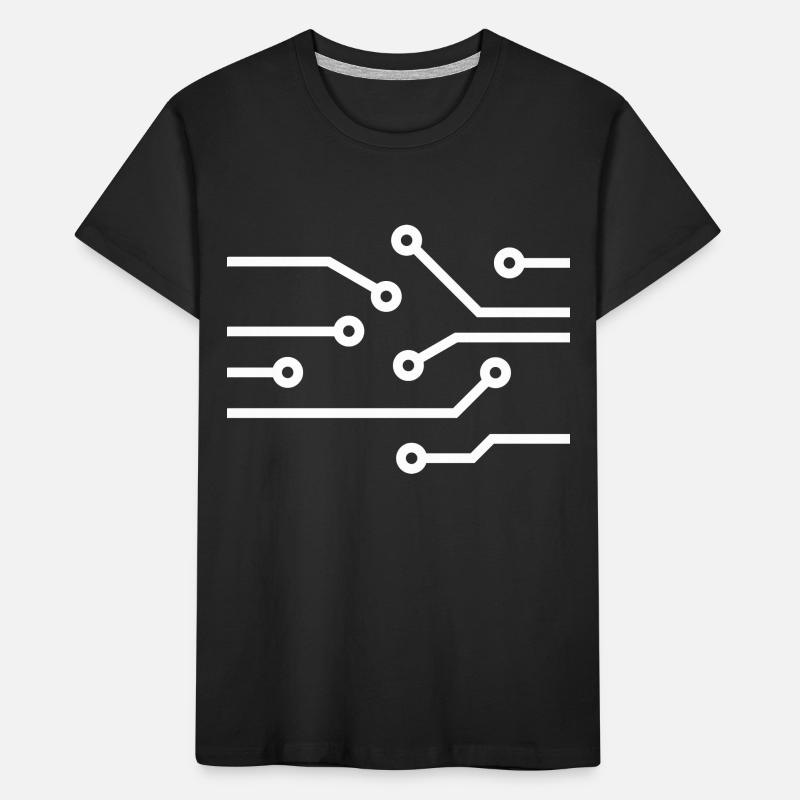 Platine Technik Computer CPU Muster Shirt Geschenk Kinder Premium Bio T-Shirt