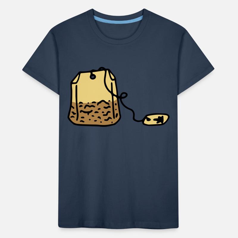 Tee Teebeutel Teetrinker Tea time Kinder Premium Bio T-Shirt