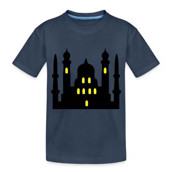 mosquée 02 - T-shirt bio Premium Enfant - bleu marine - Devant