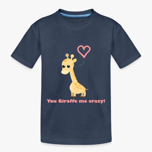 Giraffe Me Crazy - Børne premium T-shirt økologisk