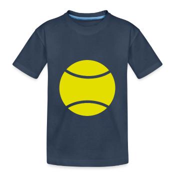 Tennis gift sport sport tennis - Kids' Premium Organic T-Shirt - navy - Front
