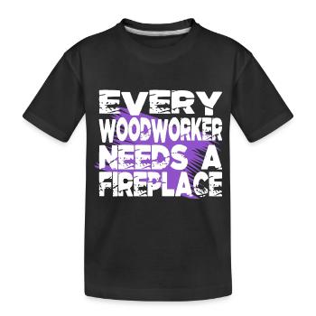 job americas john carpenter carpenter tshirts tree - Kids' Premium Organic T-Shirt - black - Front