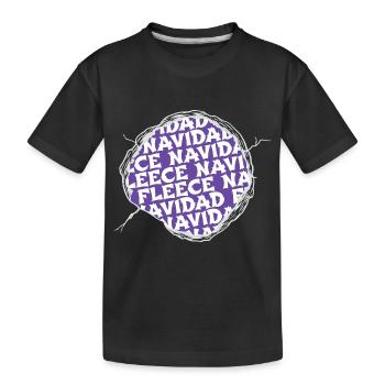 cool present christmas vacation bedroom - Kids' Premium Organic T-Shirt - black - Front
