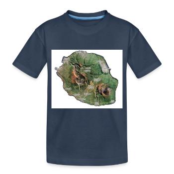 réunion - T-shirt bio Premium Enfant - bleu marine - Devant