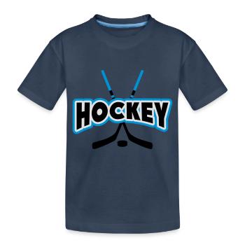Hockey - Kinder Premium Bio T-Shirt - Navy - Vorne