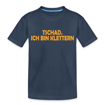 climbing - Kinder Premium Bio T-Shirt - Navy - Vorne