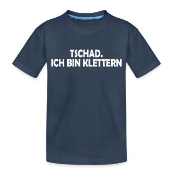 climbing - Kinder Premium Bio T-Shirt - Navy - Vorne