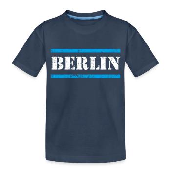 Berlin Vintage - T-shirt bio Premium Enfant - bleu marine - Devant