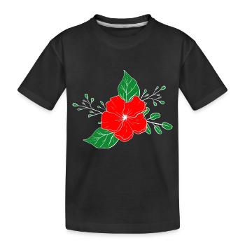Florist Flower Plant Nature Gardener - Kids' Premium Organic T-Shirt - black - Front