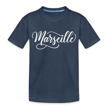 Marseille - T-shirt bio Premium Enfant - bleu marine - Devant