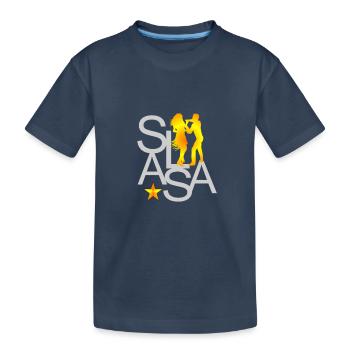 Salsa - T-shirt bio Premium Enfant - bleu marine - Devant