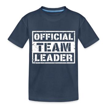 Official Team Leader (Used) - T-shirt bio Premium Enfant - bleu marine - Devant