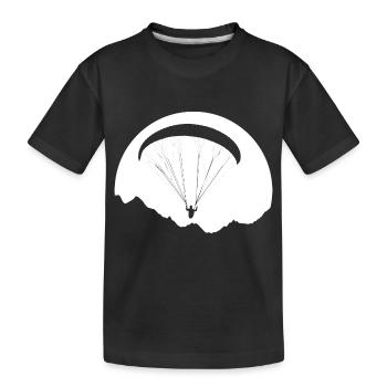 Parapente Parapente Pilot Parapente Parapente Mouches - T-shirt bio Premium Enfant - noir - Devant