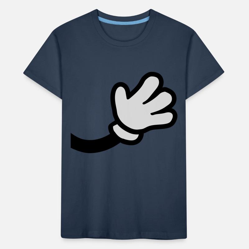 Waving Comic Hand Kids' Premium Organic T-Shirt