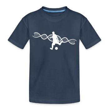 Équipe de football Joueurs de football Club de football - T-shirt bio Premium Enfant - bleu marine - Devant
