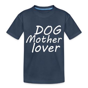 Hund Dog - Kinder Premium Bio T-Shirt - Navy - Vorne