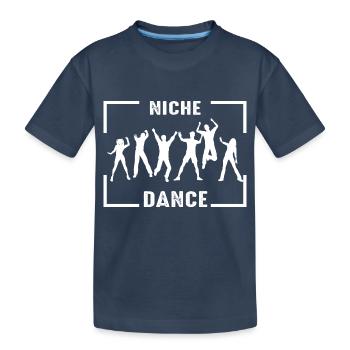Dancing Dance Music - Kinder Premium Bio T-Shirt - Navy - Vorne