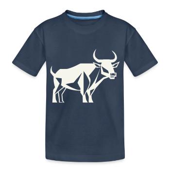 Gardien de taureau - T-shirt bio Premium Enfant - bleu marine - Devant