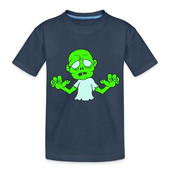 Zombi - T-shirt bio Premium Enfant - bleu marine - Devant