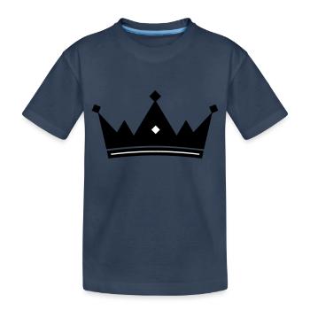 Couronne - T-shirt bio Premium Enfant - bleu marine - Devant