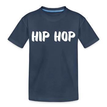 T-SHIRT "HIP HOP" - Kids' Premium Organic T-Shirt - navy - Front