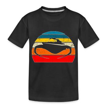 Boat Racing Boat Race Boat Riding Lover - Kids' Premium Organic T-Shirt - black - Front