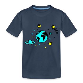 Univers 02 - T-shirt bio Premium Enfant - bleu marine - Devant
