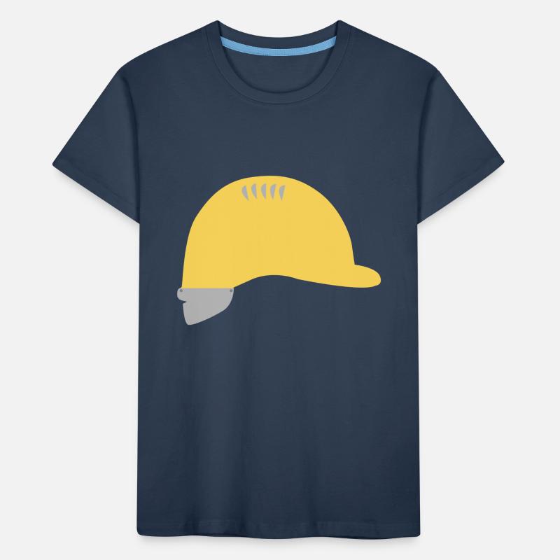 Bauarbeiterhelm Kinder Premium Bio T-Shirt