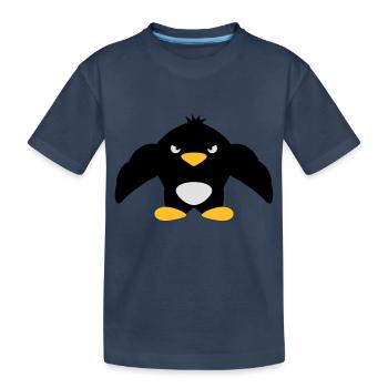Muscle Penguin - T-shirt bio Premium Enfant - bleu marine - Devant