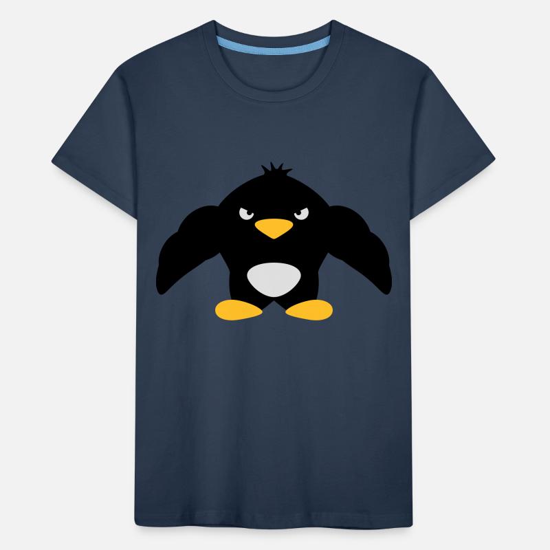 Muscle Penguin Kids' Premium Organic T-Shirt
