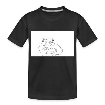 File important - T-shirt bio Premium Enfant - noir - Devant