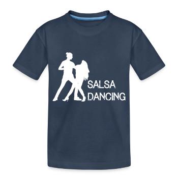 Danse Musique de danse - T-shirt bio Premium Enfant - bleu marine - Devant