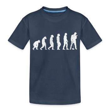 Sänger Band Singen Hobbysänger Gesang Musiker - Kinder Premium Bio T-Shirt - Navy - Vorne
