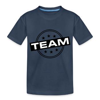 Équipe - T-shirt bio Premium Enfant - bleu marine - Devant