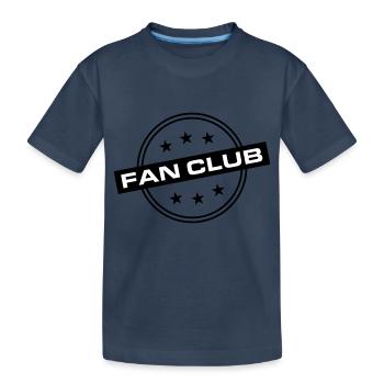 Fan Club - Kinder Premium Bio T-Shirt - Navy - Vorne